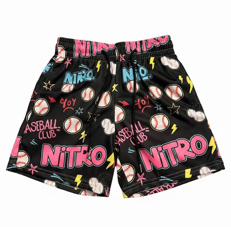 NITRO 1 Baseball Club Mesh Shorts