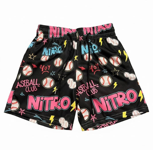 NITRO 1 Baseball Club Mesh Shorts